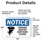 Signmission Tornado Shelter Keep Door Closed Sign With Symbol, 14 in W x Rectangle, Vinyl Decal OS-2PACK-NS-D-1014-L-18698 - alternate 6